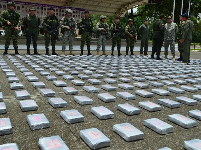 Más de 200 toneladas de cocaína han sido incautadas durante campaña Orión . Foto: Colprensa