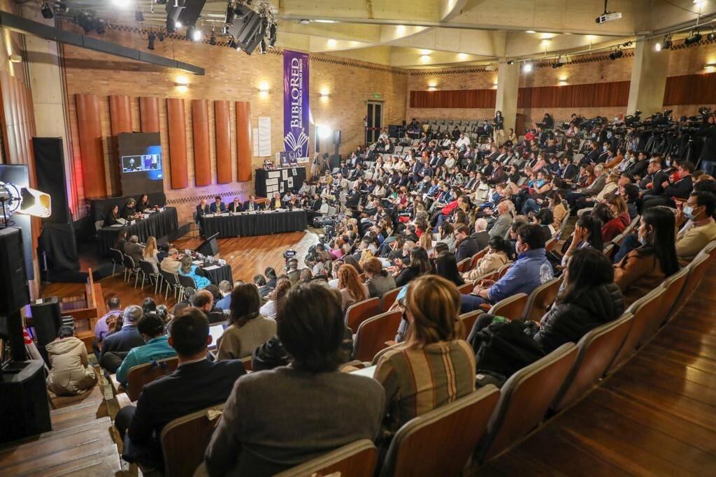 Audiencia de reconocimiento de exintegrantes de las Farc. Foto: Cortesía JEP