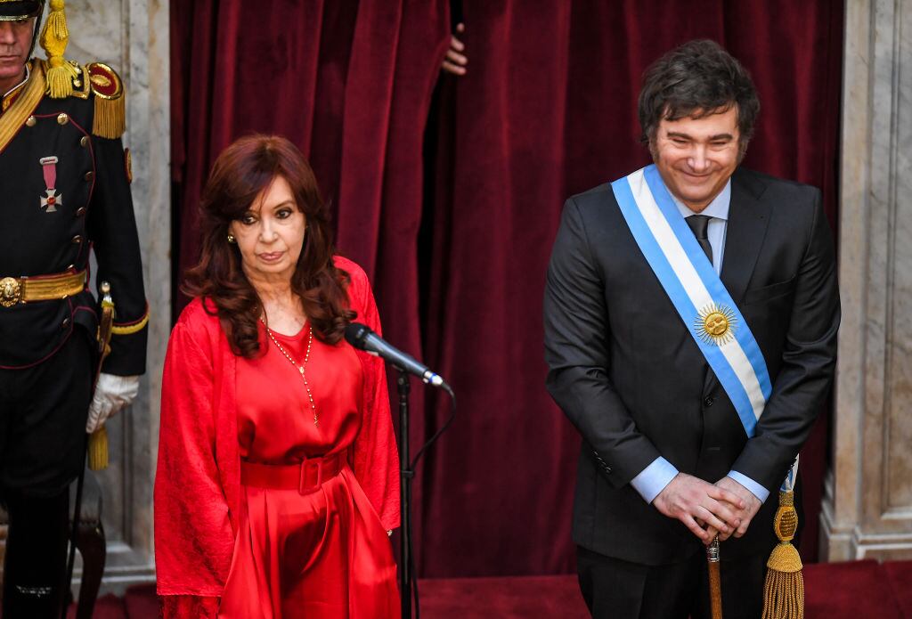Cristina Fernandez de Kirchner y Javier Milei. (Foto: Fernando Gens/picture alliance via Getty Images)