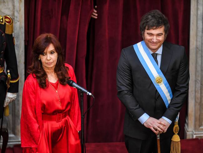 Cristina Fernández de Kirchner y Javier Milei. (Foto: Fernando Gens/picture alliance via Getty Images)