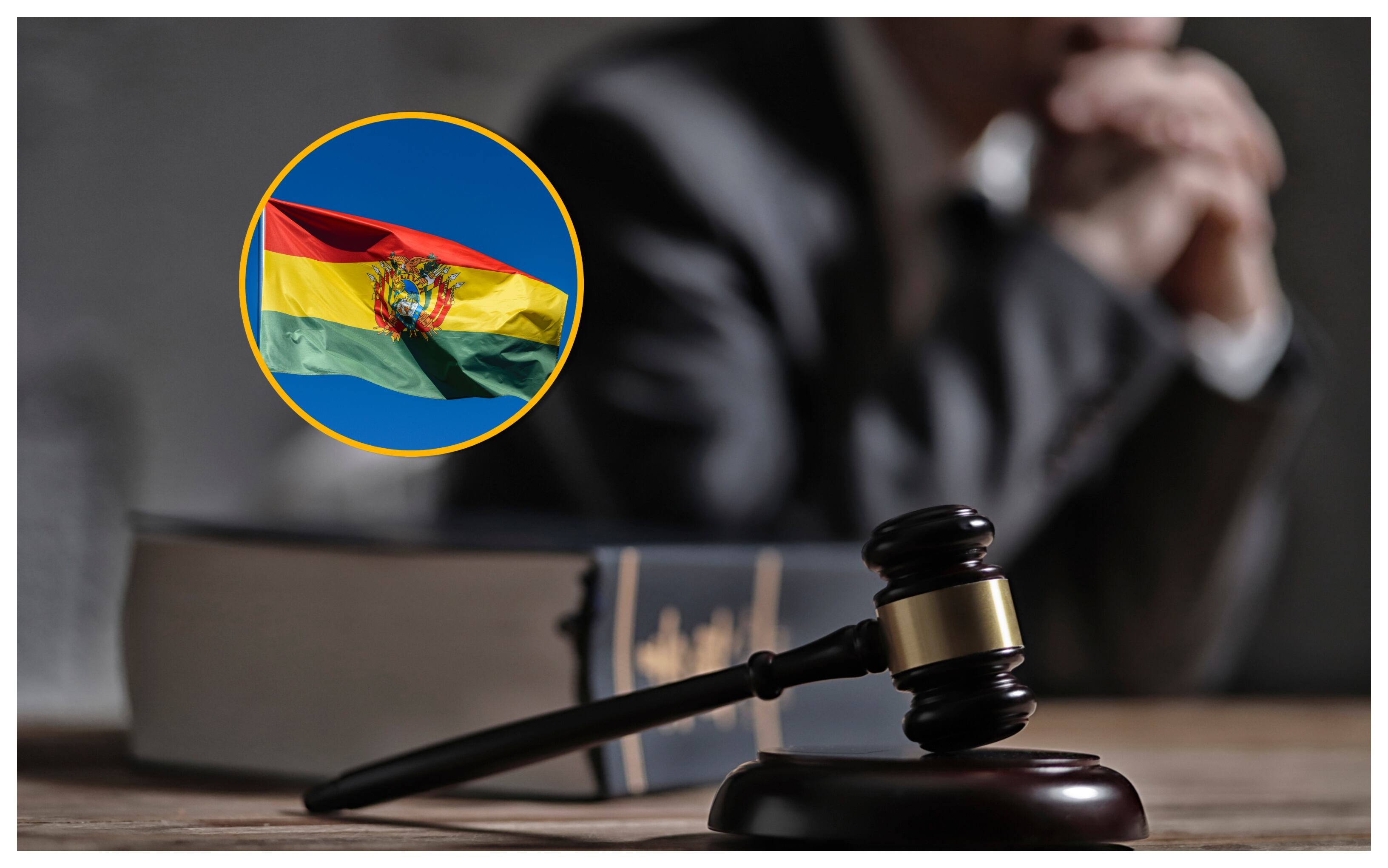 Referencia de justicia y bandera de Bolivia. Foto: RUNSTUDIO/jlrueda vía Getty Images. 