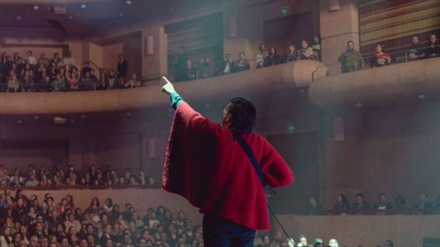 En la presentación de su primer álbum los Rolling Ruanas llenaron uno de los más importantes escenarios de Bogotá, el teatro Julio Mario Santo Domingo. Foto: Imagen tomada de BBC Mundo.