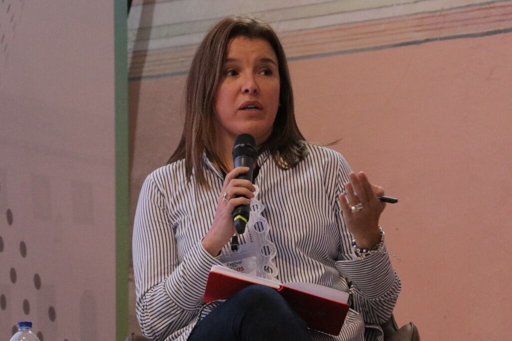 Sandra Borda, politóloga en el Festival de las Ideas. Crédito: Redacción W
