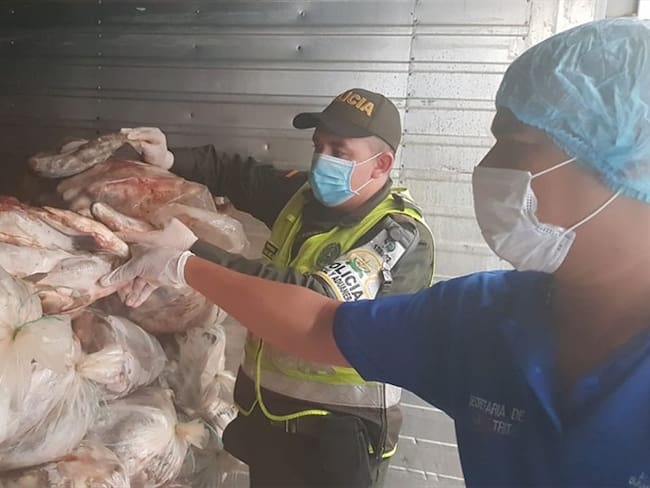 25 toneladas de pescado fueron entregados gratis en las calles de Santa Marta. Foto: Cortesía