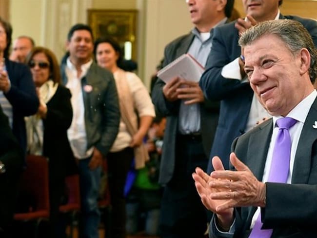 Juan Manuel Santos Presidente de Colombia . Foto: