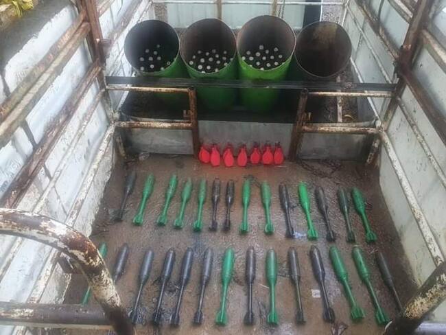 Neutralizado un camión cargado de explosivos en el norte del Cauca