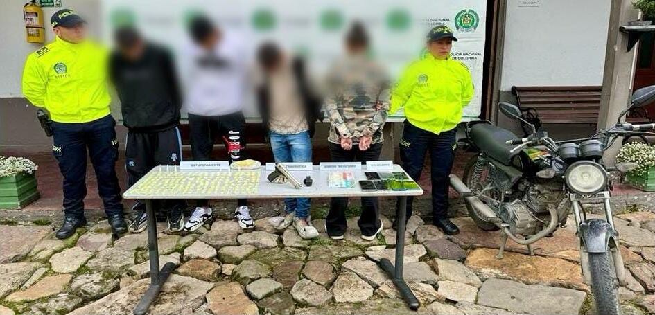 Captura de integrantes del Tren de Aragua. Foto: cortesía Policía.