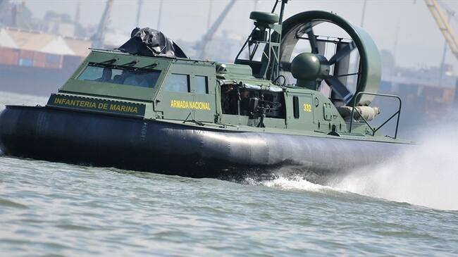 La emergencia fue reportada por la Seccional de Investigación Criminal, Sijín, de Guapi, y atendida por la Estación de Guardacostas de Buenaventura. Foto: Colprensa