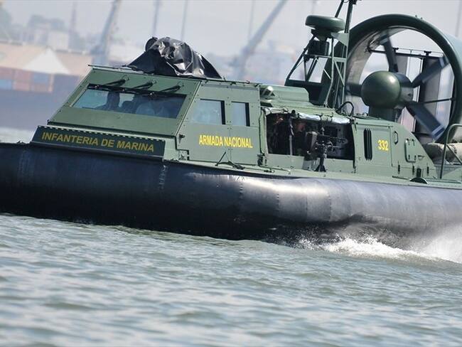 La emergencia fue reportada por la Seccional de Investigación Criminal, Sijín, de Guapi, y atendida por la Estación de Guardacostas de Buenaventura. Foto: Colprensa