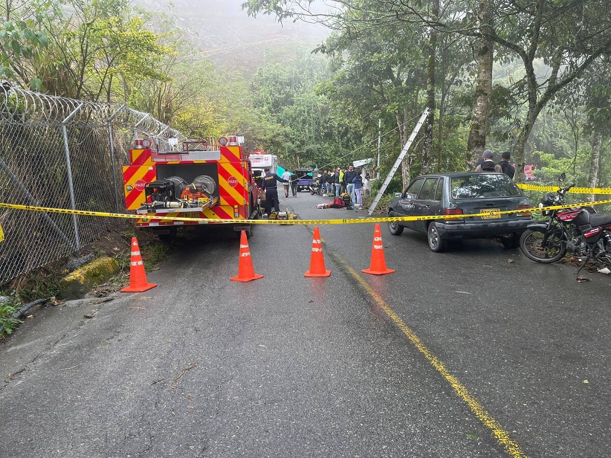 Grave accidente de tránsito en zona rural de Manizales, dejó 3 personas muertas