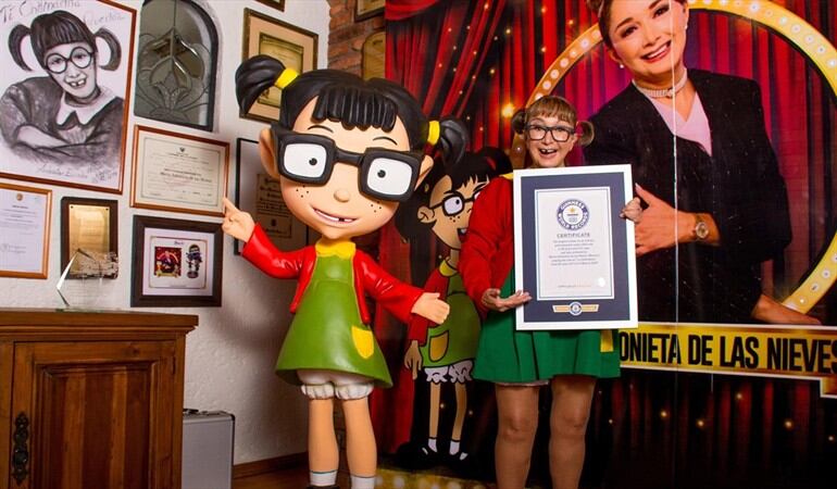 Maria Antonieta de las Nieves, actriz mexicana. Foto: Efe: La Chilindrina recibe récord guinnes por longevidad del personaje