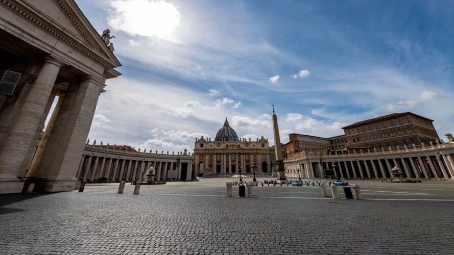 El lugar, ubicado en el Vaticano, fue cerrado por las medidas de confinamiento para evitar la propagación del coronavirus.. Foto: Getty Images