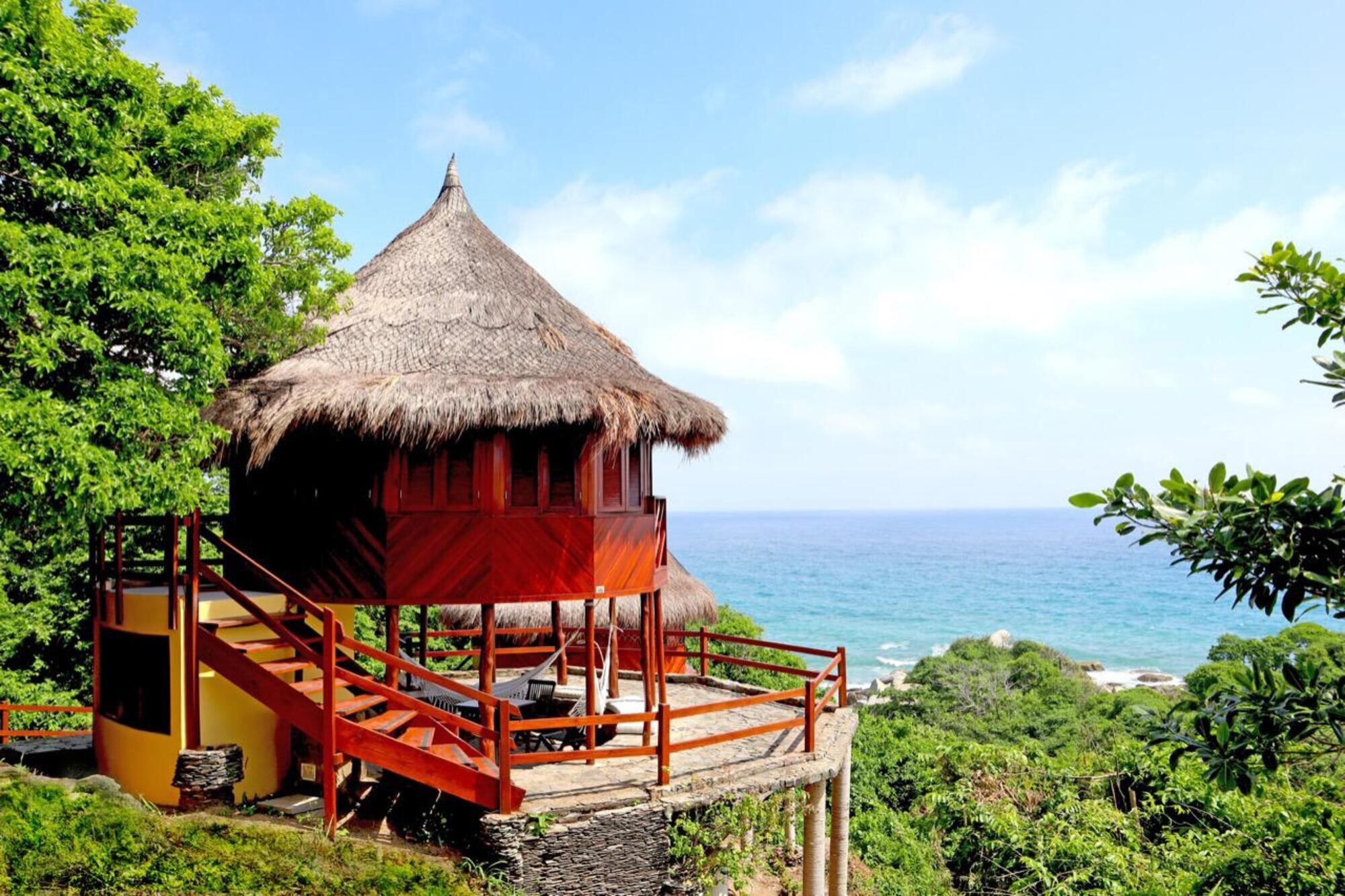 Ecohabs en el Parque Tayrona. Foto: Cortesía de Parques Nacionales