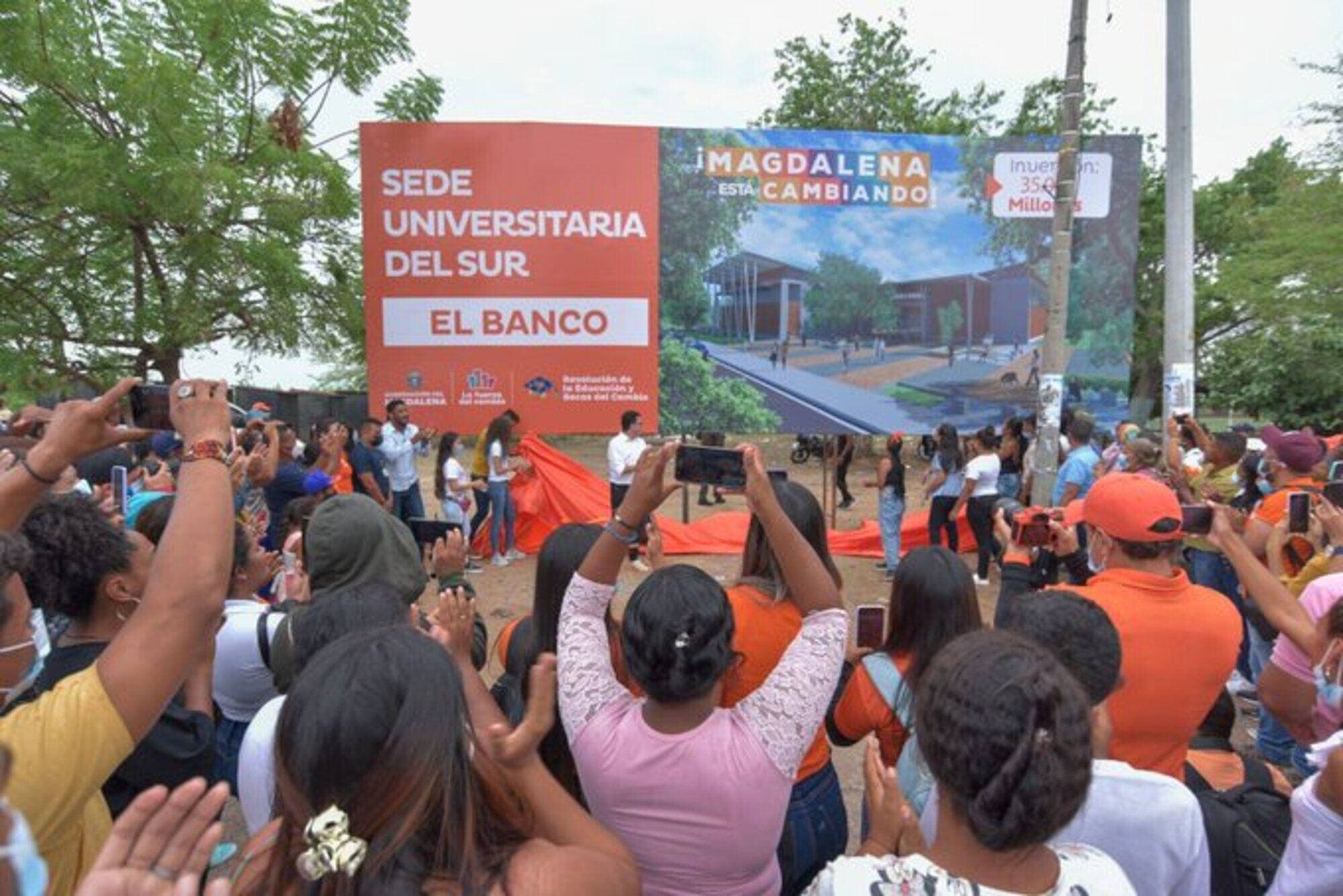 Anuncio sede universitaria en El Banco/ Archivo Gobernación del Magdalena