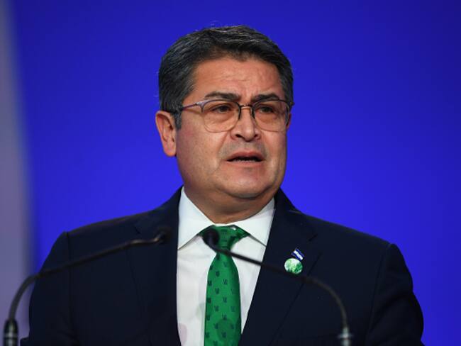 Juan Orlando Hernández. Foto: Getty