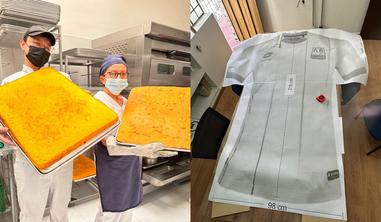 Harán torta gigante en forma de la camiseta de Atlético Bucaramanga para la final del FPC. Foto: Suministradas