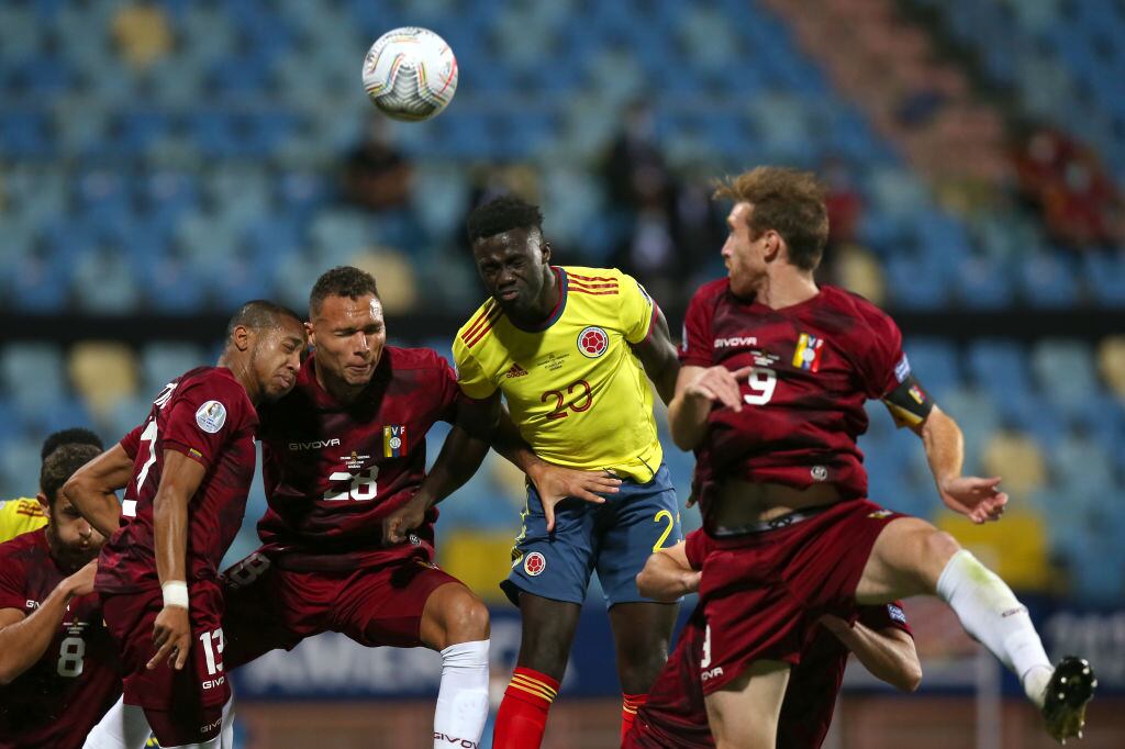 Colombia vs Venezuela en la Copa América de 2021. Foto: Alexandre Schneider/Getty Images.