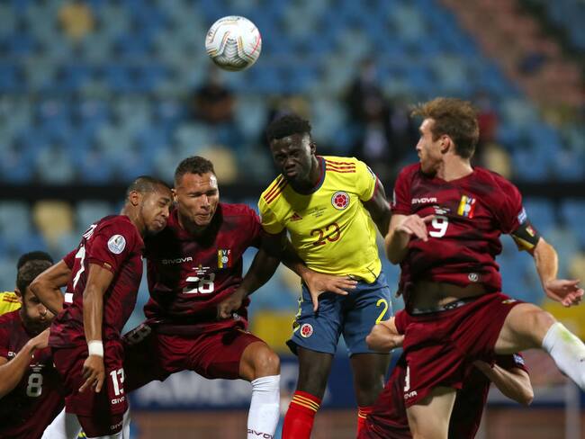 Colombia vs Venezuela en la Copa América de 2021. Foto: Alexandre Schneider/Getty Images.