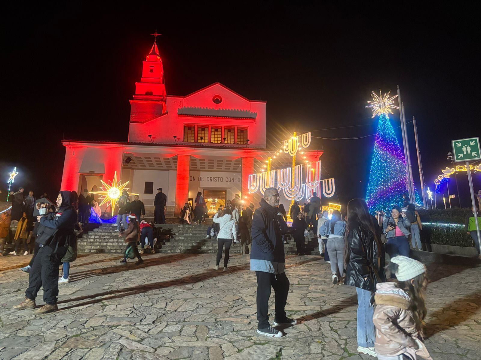Monserrate en diciembre de 2024. Foto: Alojada en la página de la Alcaldía de Bogotá.