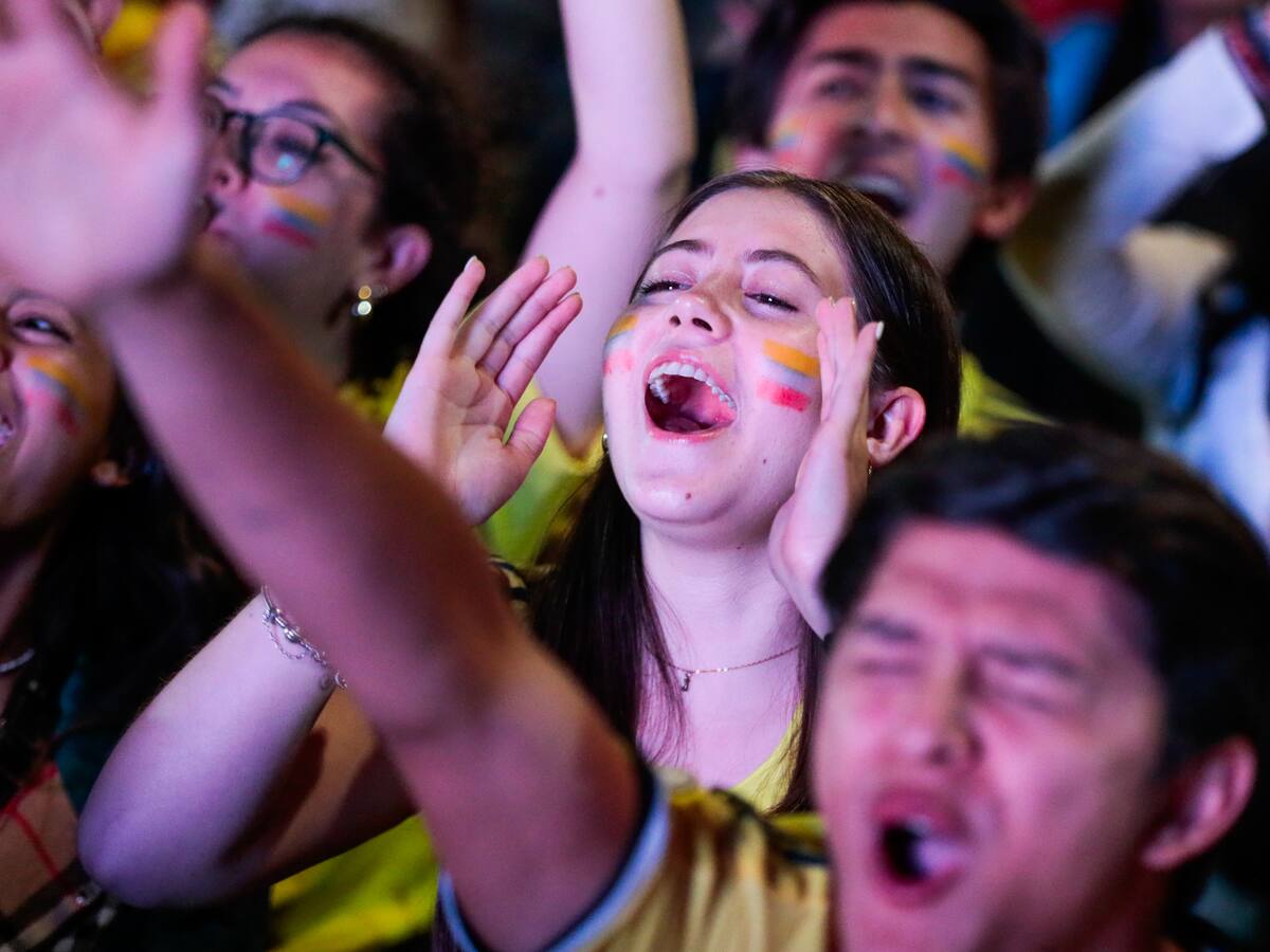 4.000 barranquilleros disfrutaron de la fan zone de la Selección Colombia