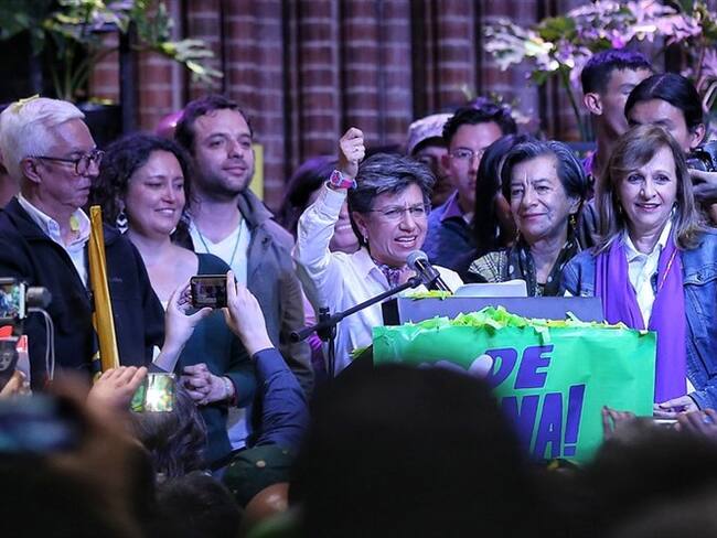 Claudia López fue elegida como la primera mujer alcaldesa de la capital de la República. Foto: Colprensa