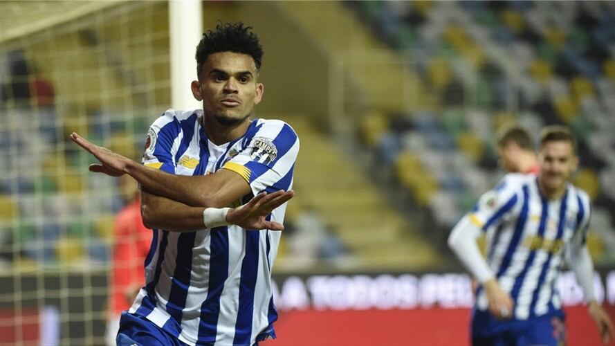 Golazo de Luis Díaz en la copa de Portugal. Foto: MIGUEL RIOPA/AFP via Getty Images