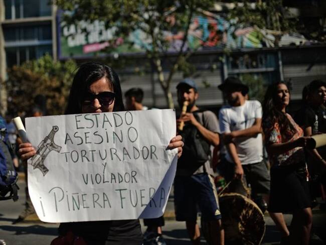 Manifestaciones en Chile. Foto: Getty Images