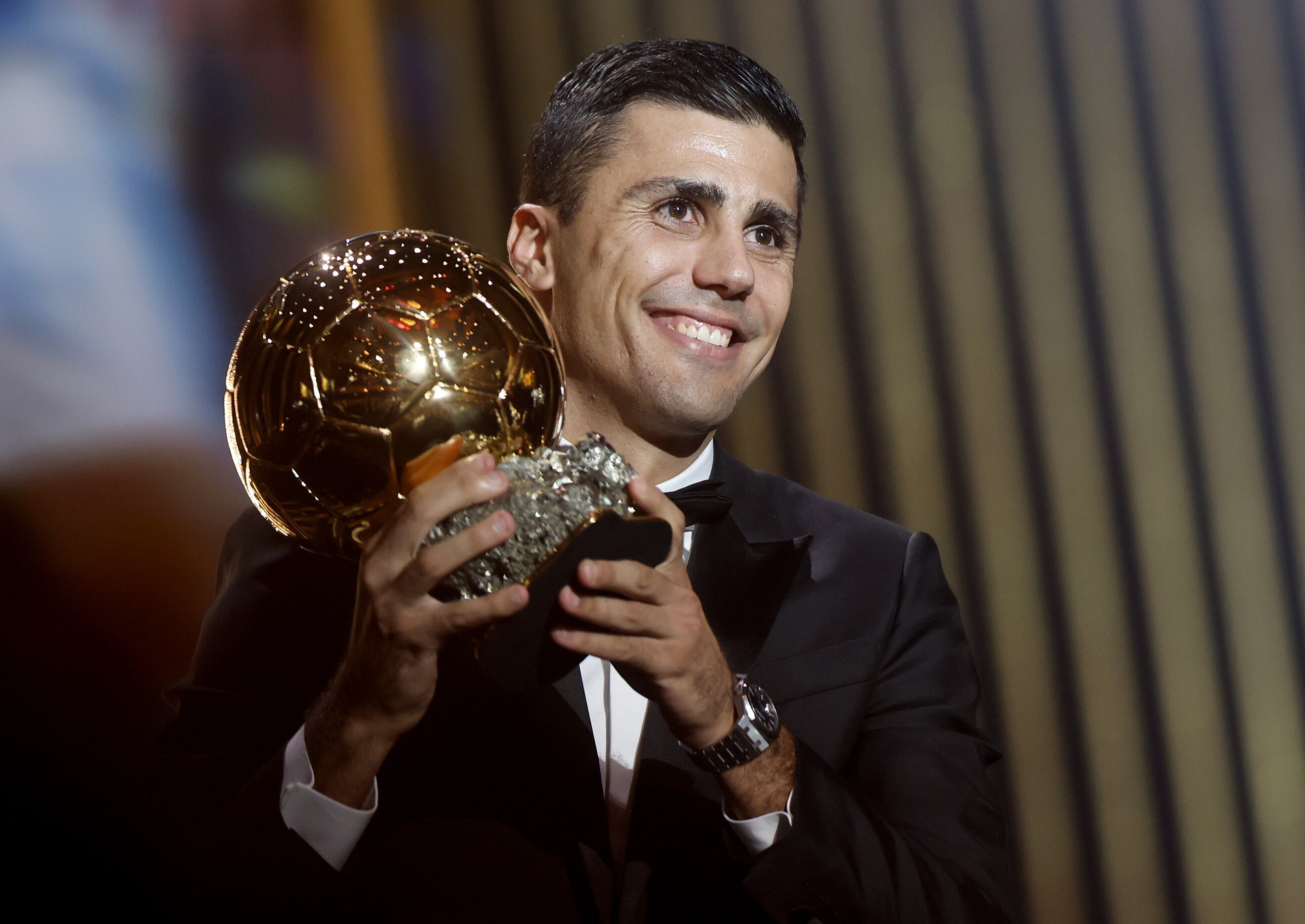 Rodri, ganador del Balón de Oro. Foto: EFE.