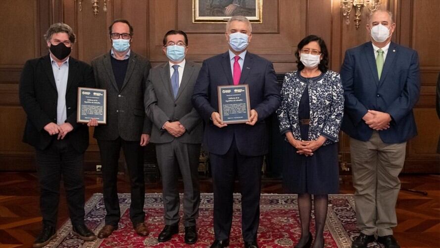 El programa ‘Prevención y Acción’ recibió reconocimiento. Foto: Presidencia