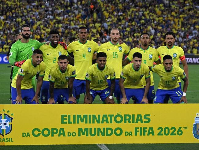 Jugadores de la selección de Brasil. Foto: CARL DE SOUZA/AFP/Getty Images