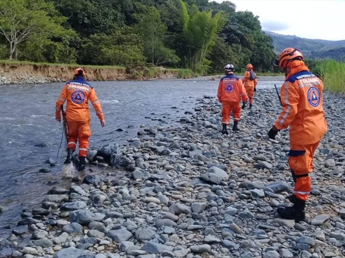 Buscan a un joven que desapareció en el río Risaralda en Anserma, Caldas