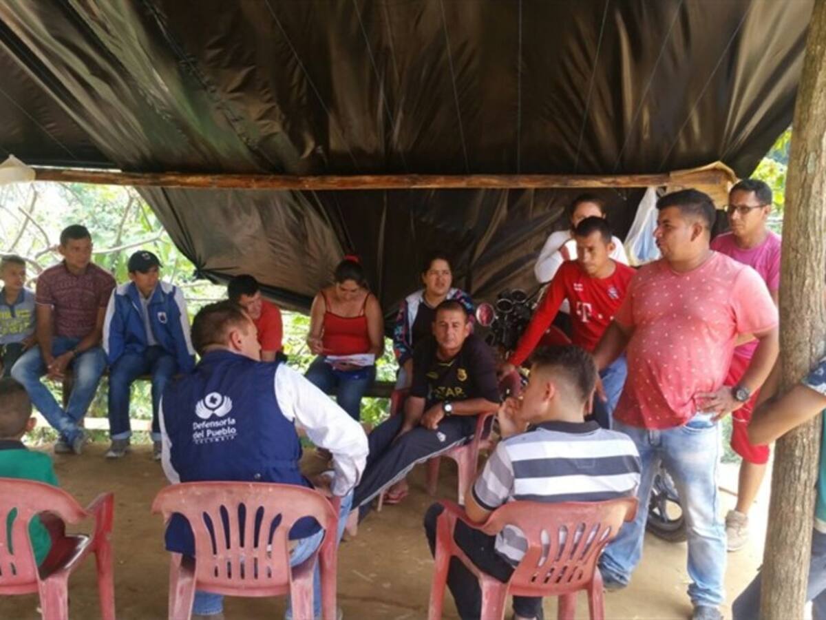 Desplazados instalan tercer refugio en la zona del Catatumbo