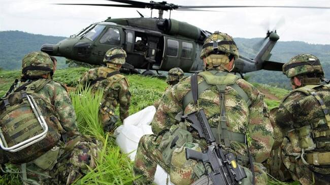 Dos militares muertos y uno herido deja ataque a tropas en Convención, Norte de Santander. Foto: Colprensa