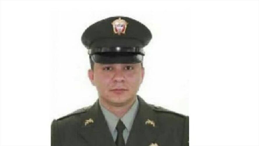 El subintendente Luis Carlos Torres fue retenido el pasado 2 de agosto en Chocó. Foto: Policía Nacional