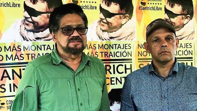 Iván Márquez y "El Paisa". Foto: Colprensa