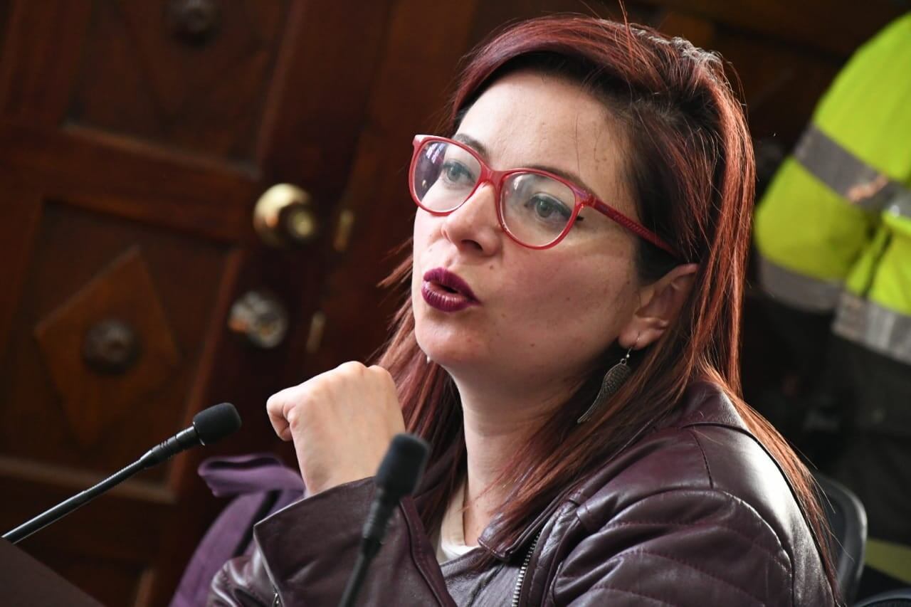 Heidy Sánchez. Foto: Concejo de Bogotá / Abril de 2021