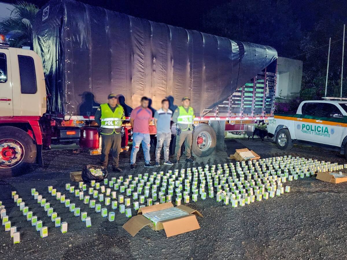 Cargamento de ketamina que llegó de Ecuador a Pereira fue incautada por la Policía; eran 588 frascos