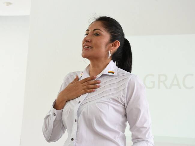 Alcaldesa del municipio de Paz de Ariporo (Casanare), Eunice Escobar Bernal. Foto: Alcaldía de Paz de Ariporo @AlcaldiaPZA