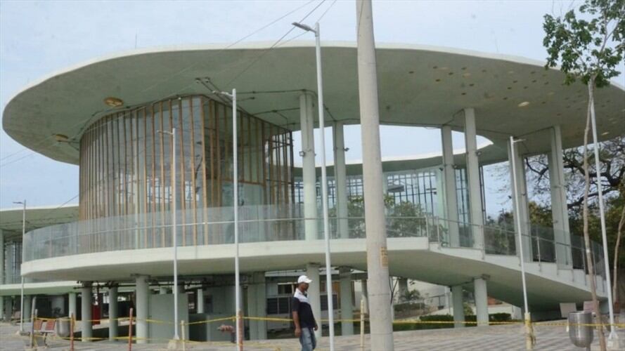 "No me he robado nada", asegura contratista de megabiblioteca de Santa Marta. Foto: Cortesía Seguimiento.co