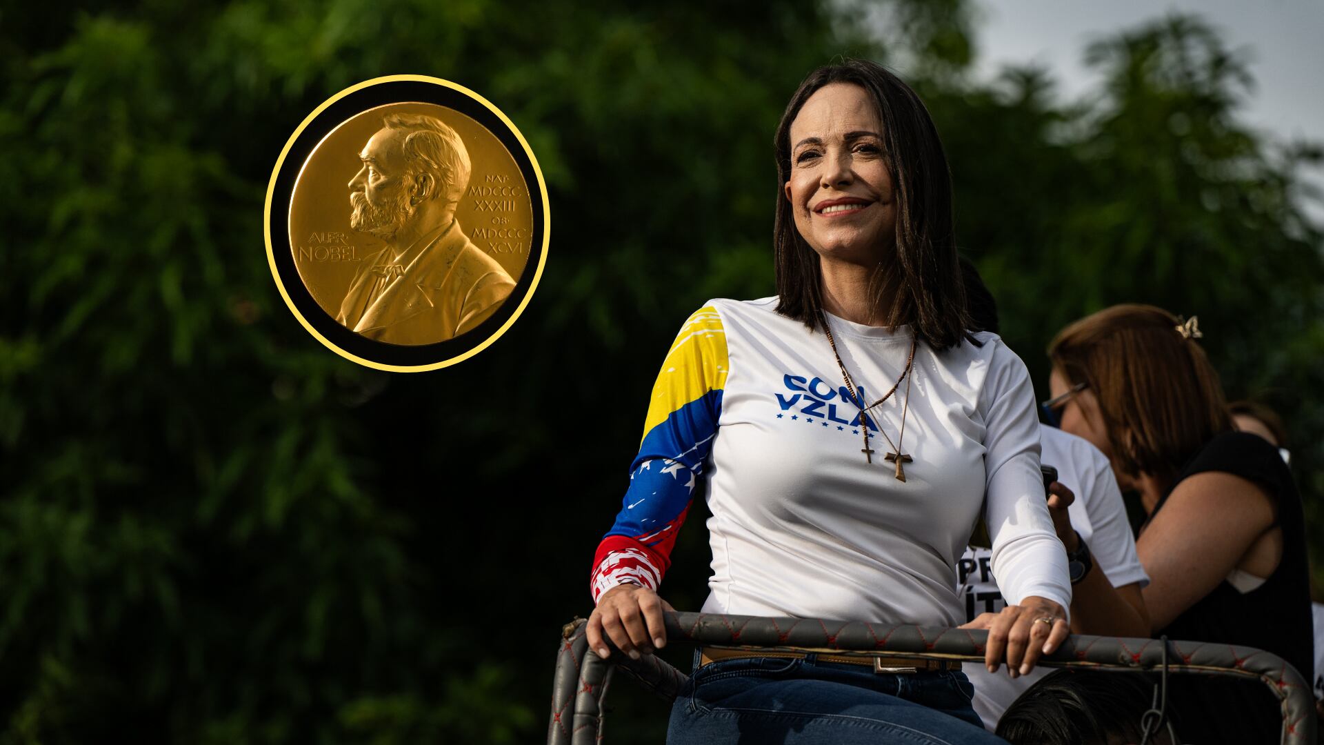 Premio Nobel. Foto: SSPL/Getty ImagesMaria Corina Machado. Foto: Alfredo Lasry R/Getty Images