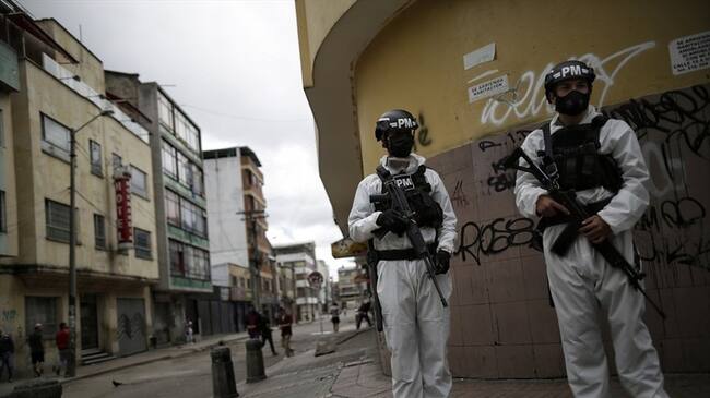 Cuarentena sectorizada en Bogotá. Foto: Colprensa