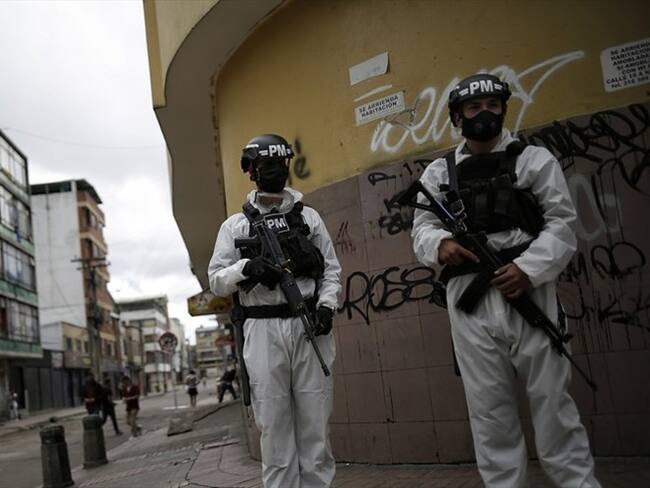 Cuarentena sectorizada en Bogotá. Foto: Colprensa
