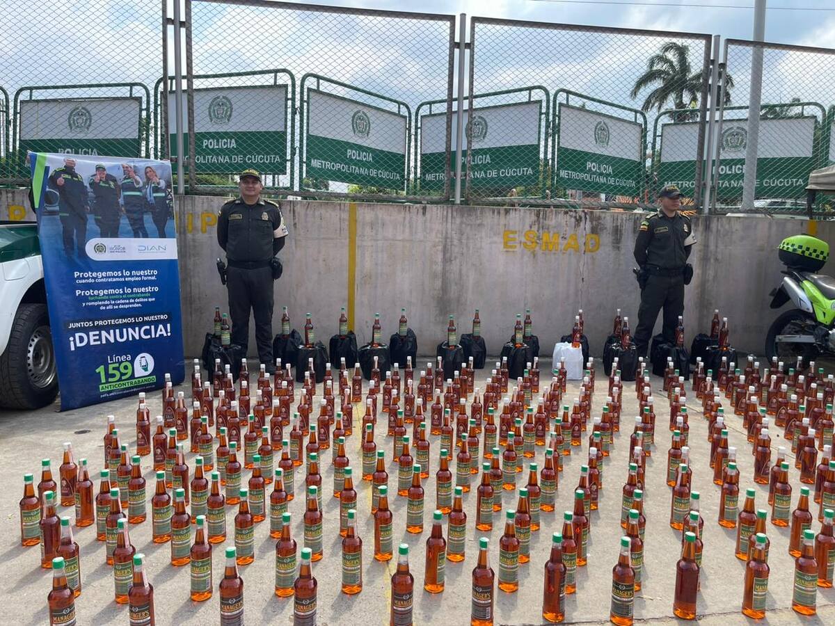 Incautan más de 600 botellas de licor de contrabando en la frontera con Venezuela
