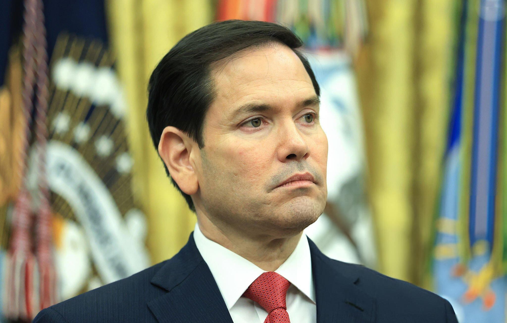 Marco Rubio en la Casa Blanca, el 27 de junio de 2025. FOTO: Joe Raedle/Getty Images