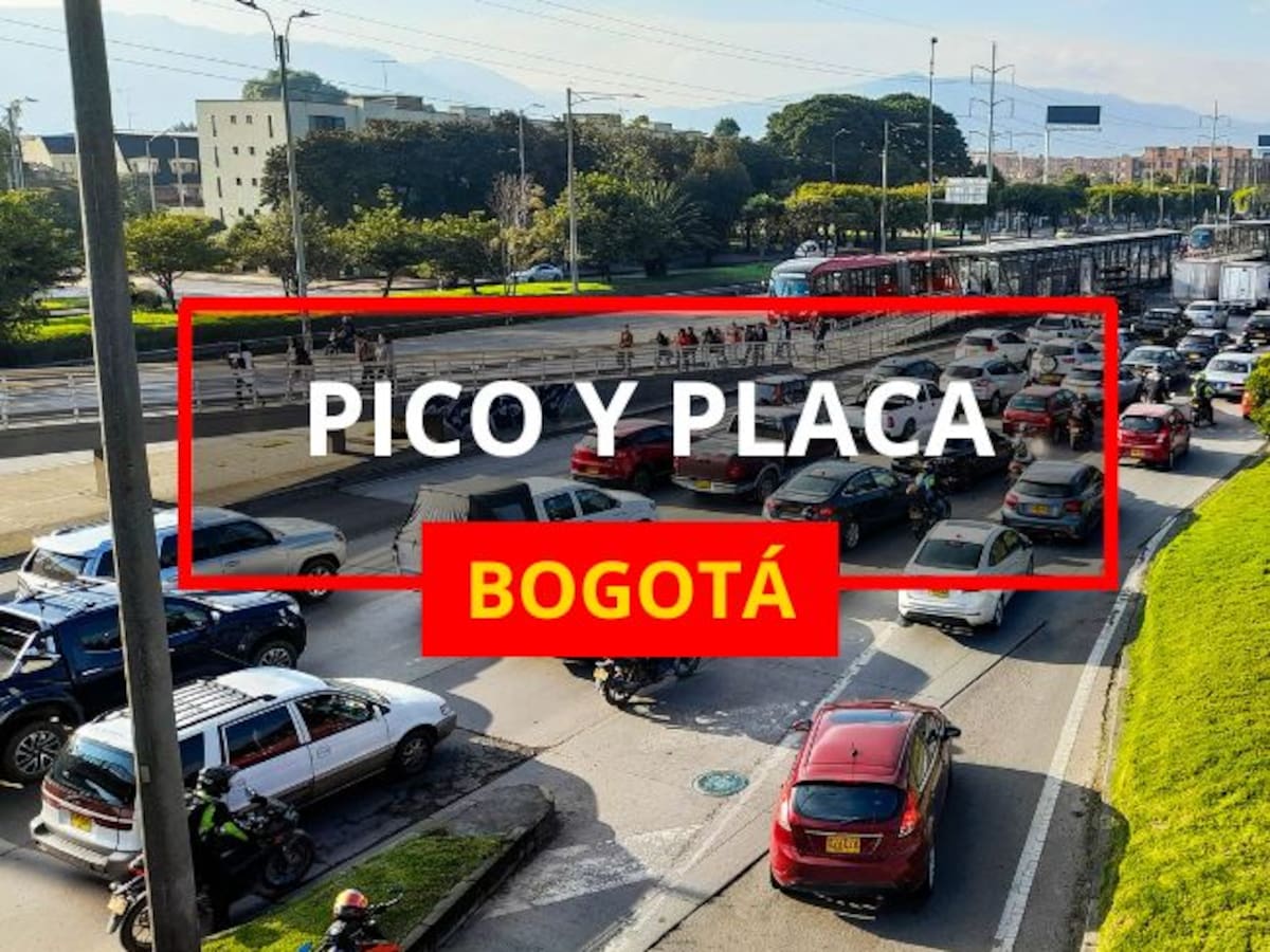 Pico y placa en Bogotá del 21 al 26 de julio 2026: así quedó la rotación, horarios y restricciones