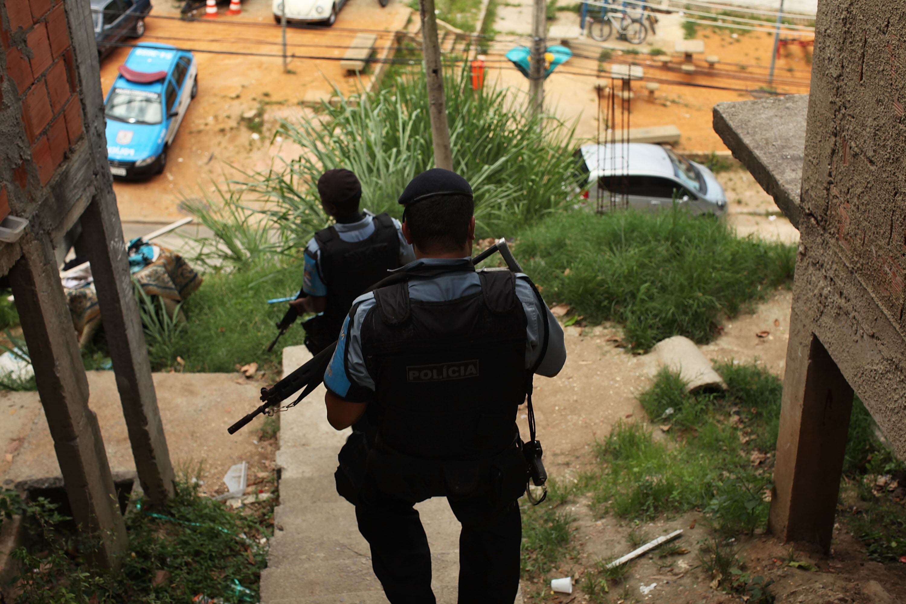 Patrullaje de la policía de Brasil. Foto:
(Foto: Spencer Platt/Getty Images)