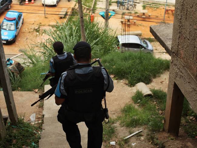 Patrullaje de la policía de Brasil. Foto:
(Foto: Spencer Platt/Getty Images)