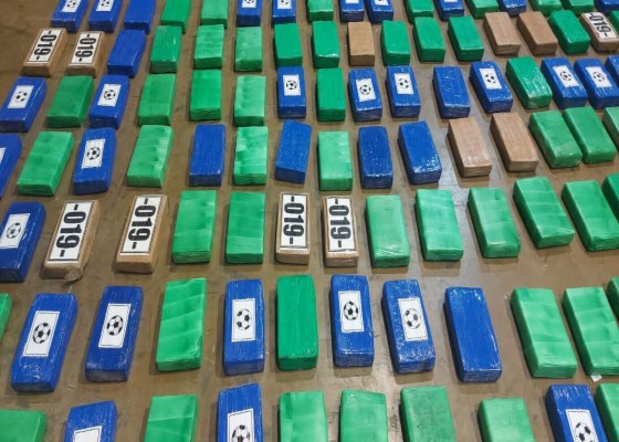 Droga incautada/ Armada de Colombia