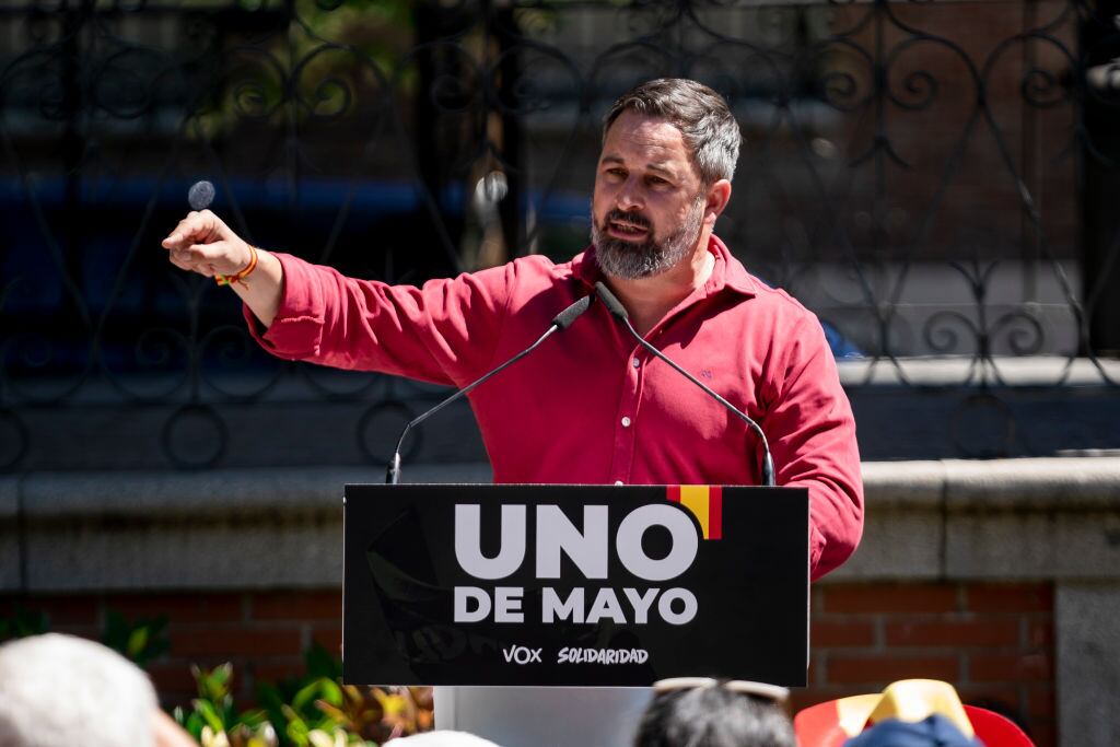 Santiago Abascal, líder del partido español VOX. Foto: A. Perez Meca/Europa Press via Getty Images.