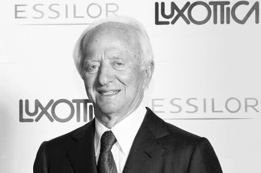 Leonardo del Vecchio, fundador de Luxottica. Foto: AFP